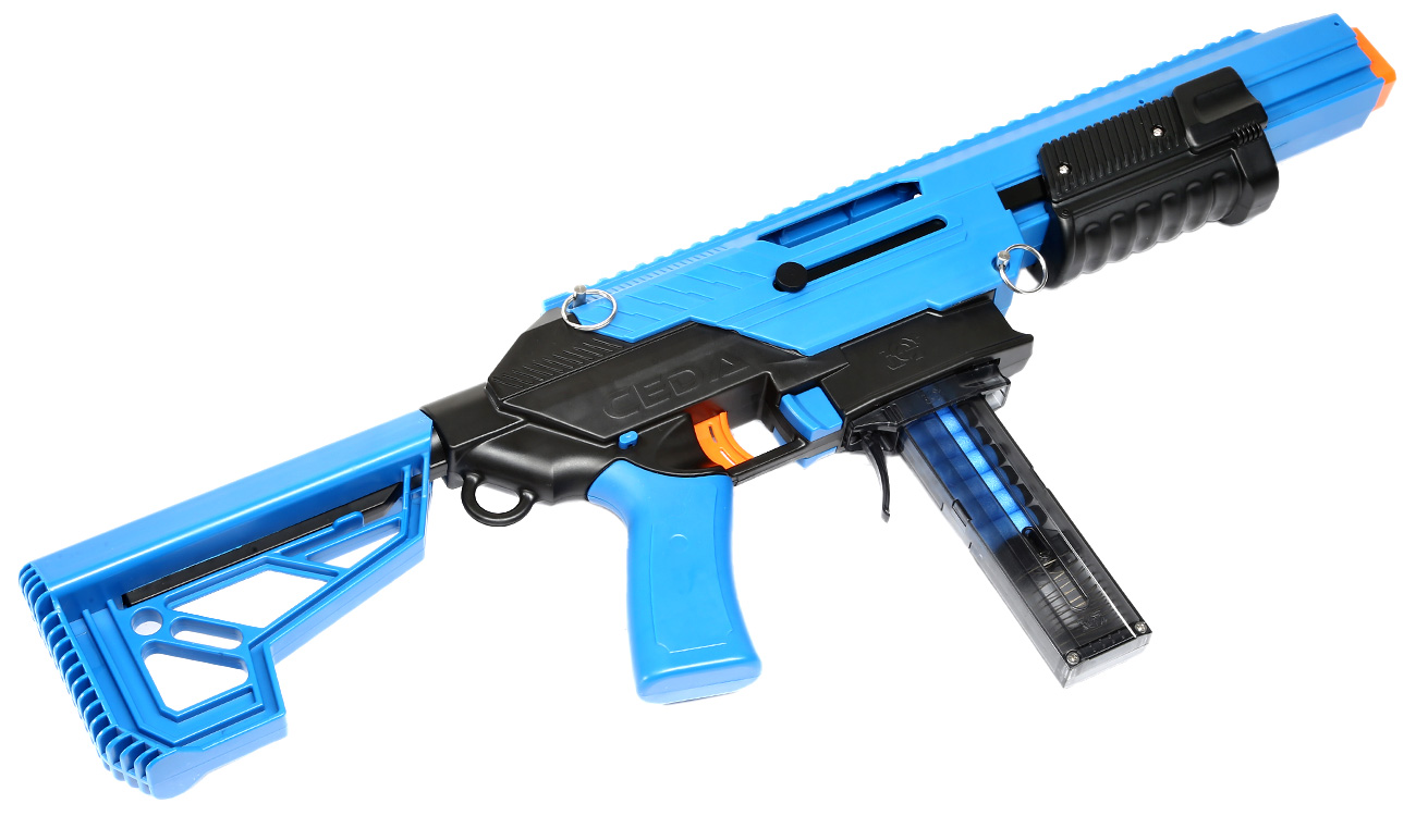 CEDA Model-S Jet Blaster blau/schwarz inkl. 15 Darts Bild 1