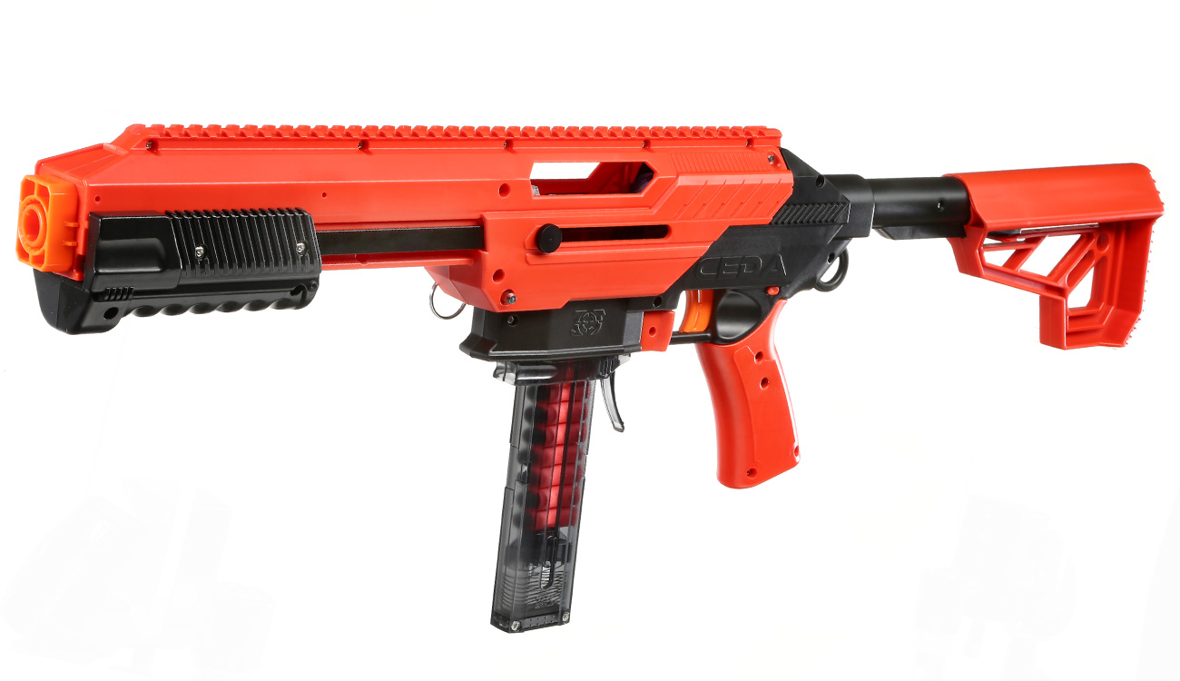 CEDA Model-S Jet Blaster rot/schwarz inkl. 15 Darts Bild 1