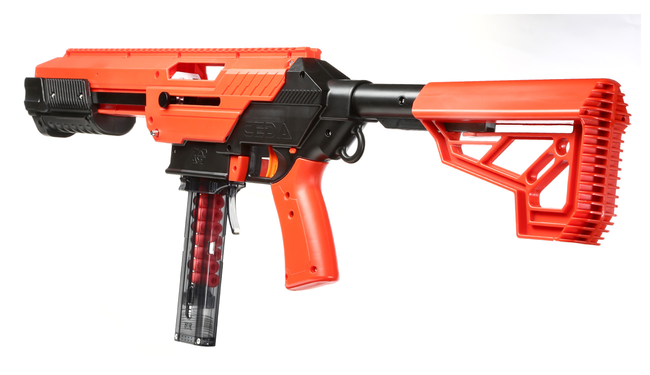 CEDA Model-S Jet Blaster rot/schwarz inkl. 15 Darts Bild 1