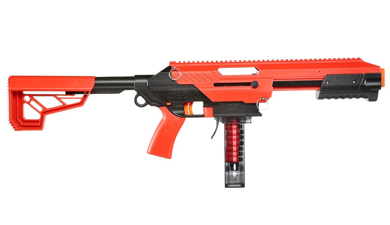 CEDA Model-S Jet Blaster rot/schwarz inkl. 15 Darts Bild 1