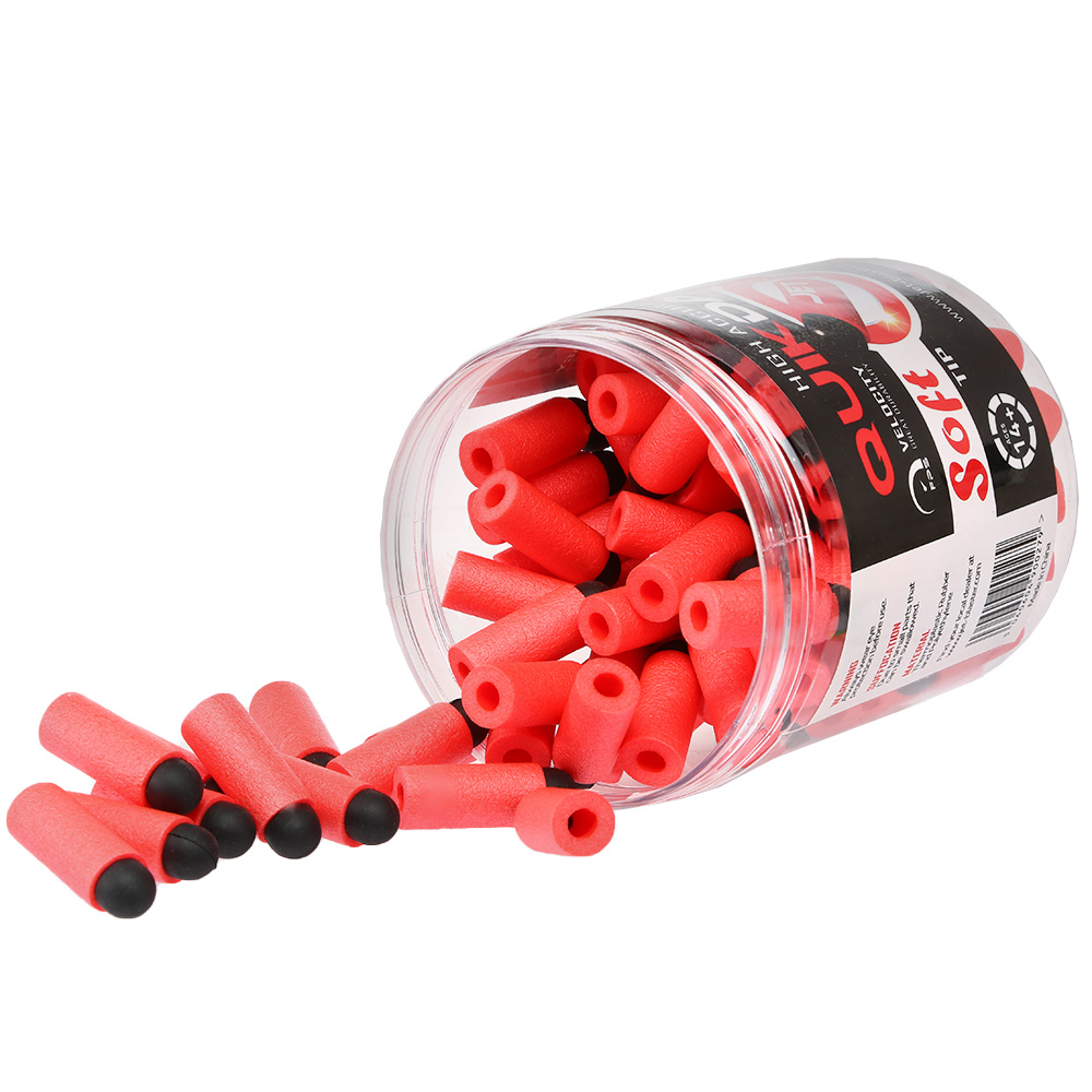 CEDA 100 Stck Schaumstoff High Accuracy Quick Darts rot fr Jet Blaster Model-S Bild 1