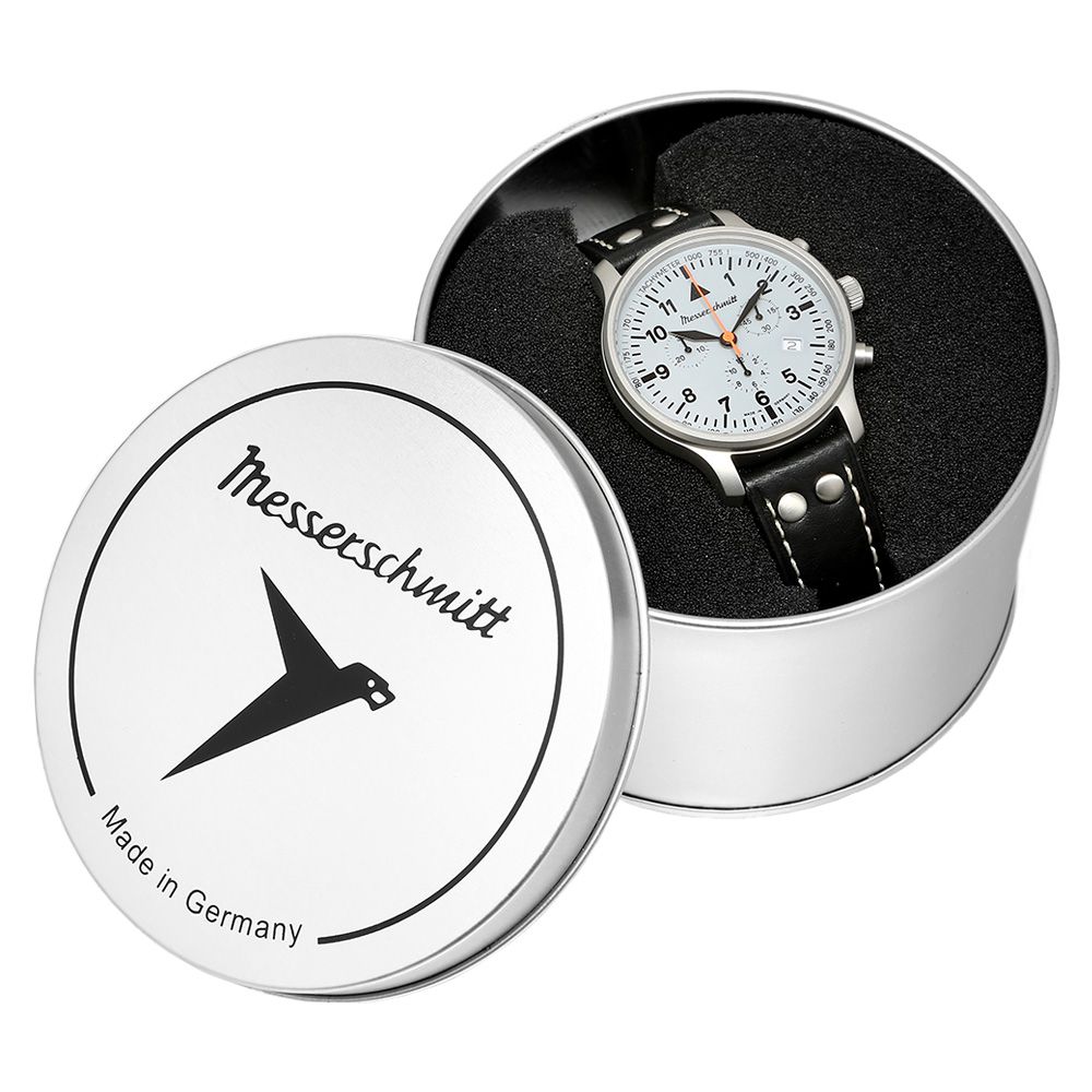 Messerschmitt Chronograph ME-3H201 mit Lederarmband Bild 3