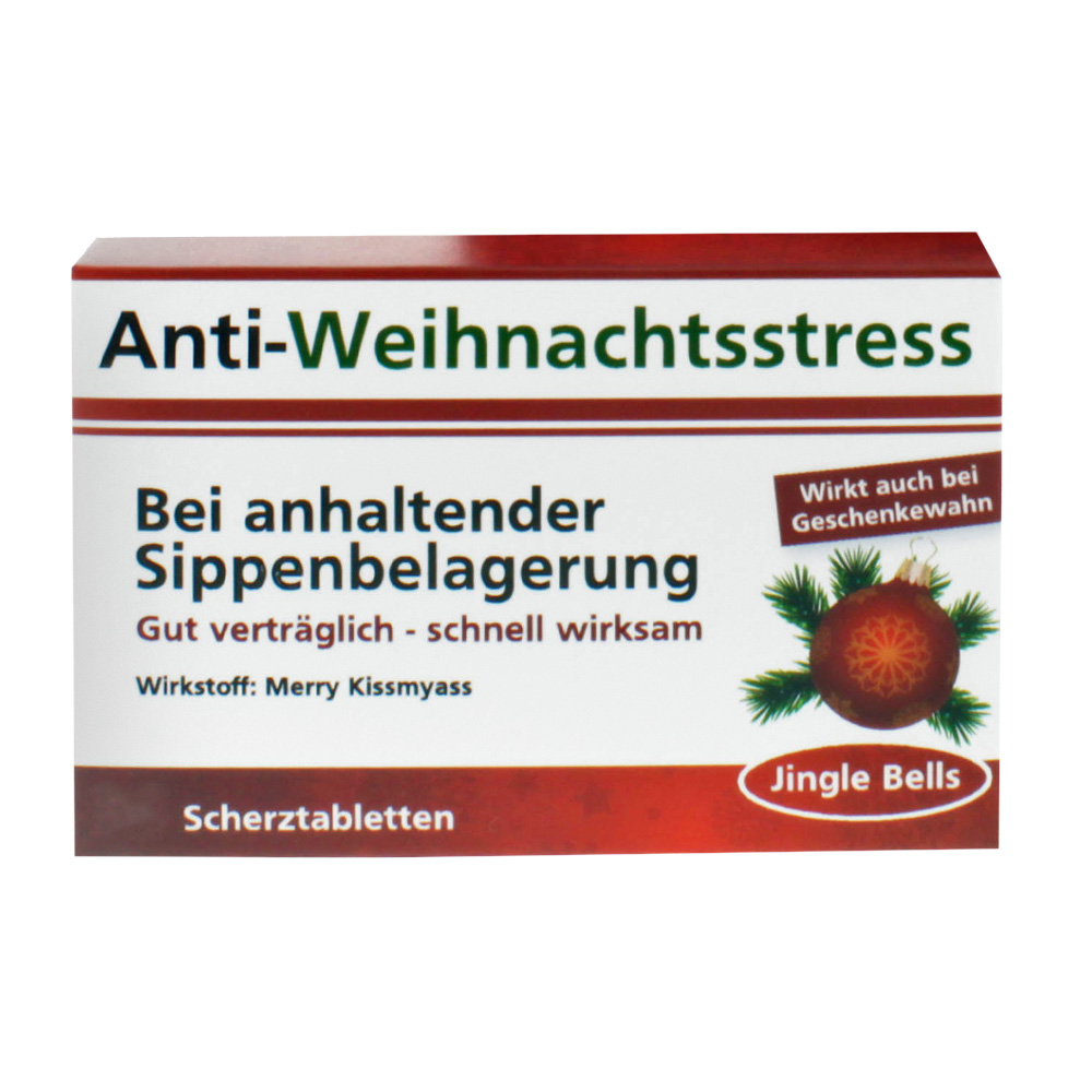 Scherzartikel Schokolinsen Anti-Weihnachtsstress Pille