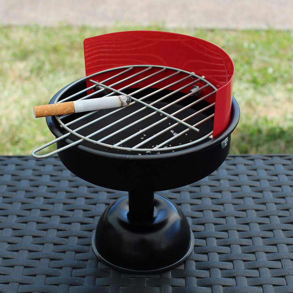 Aschenbecher Mini BBQ Grill Indoor/Outdoor Metall 15 x 13 cm kaufen