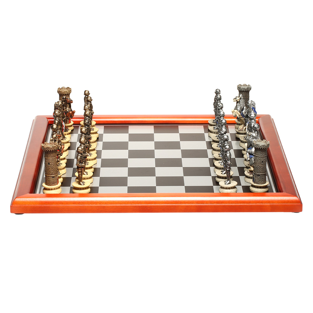Ritter 9,5 cm  roh Schachfiguren    Schach Schachspiel  mittelalter geschichte 