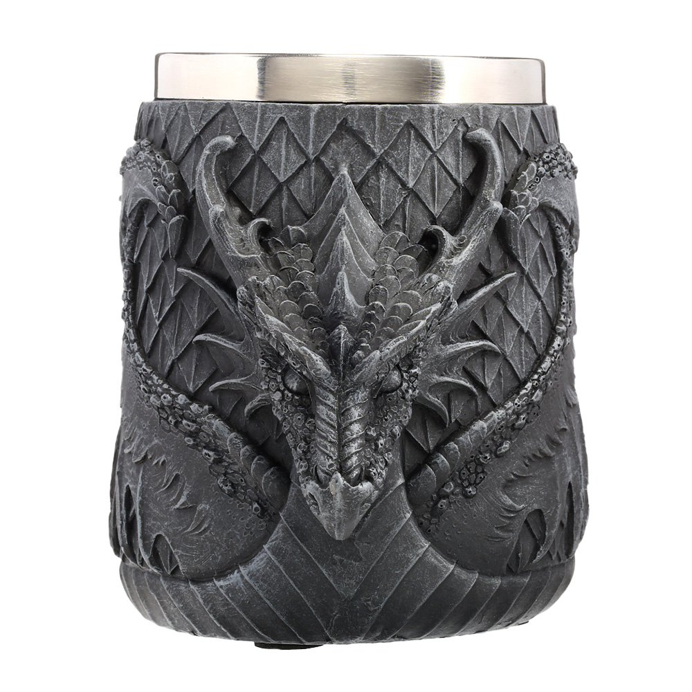 Fantasy Krug Dragon`s Wing mit Edelstahleinsatz Bild 1
