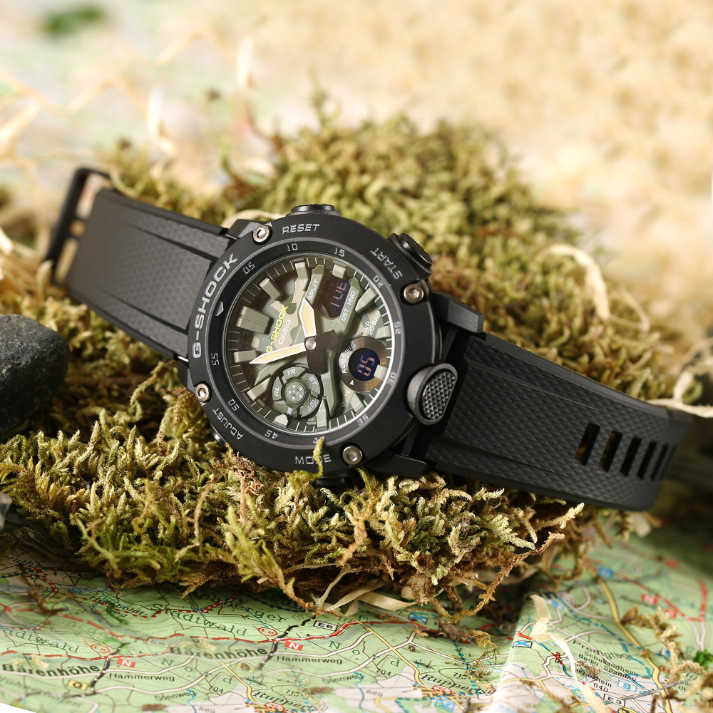 Casio G-Shock Uhr Armbanduhr GA-2000SU-1AER camouflage Bild 5