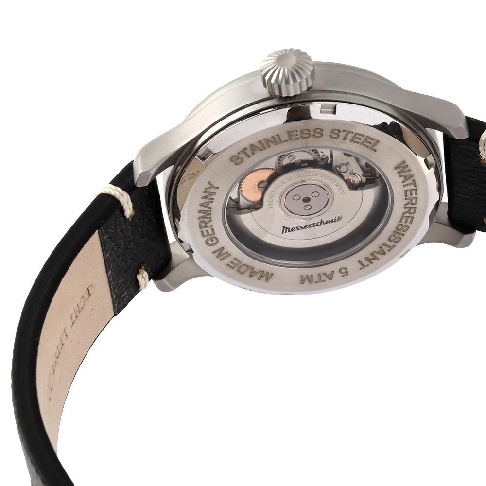 Messerschmitt Fliegeruhr ME262-42 Aero Unikat mit Vintage Lederarmband Bild 1