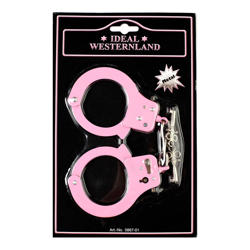 Sohni-Wicke Kinder Handschellen Pink inkl. zwei Schlüssel Bild 1