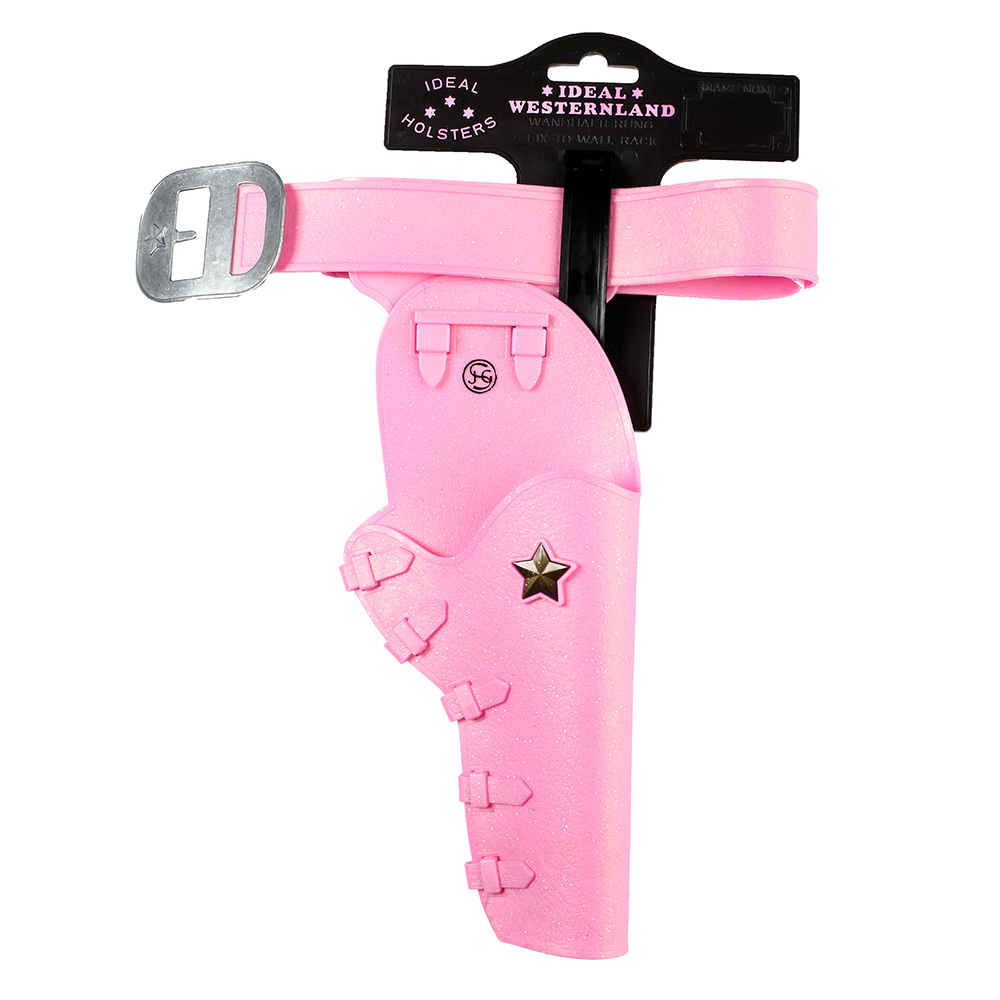 Jesse-James Holster und Grtel Pink fr Spielzeugpistolen Bild 1