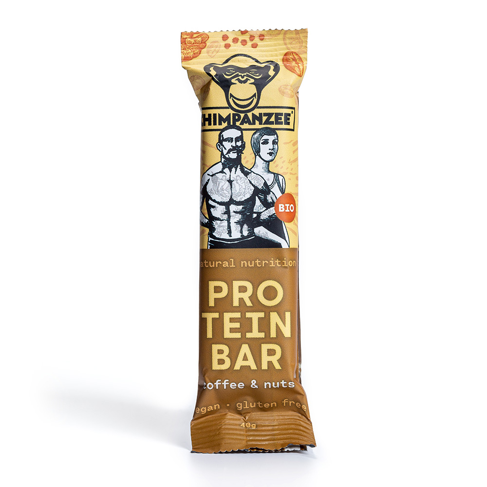 Chimpanzee Bio Proteinriegel Kaffee & Nuss 40 g