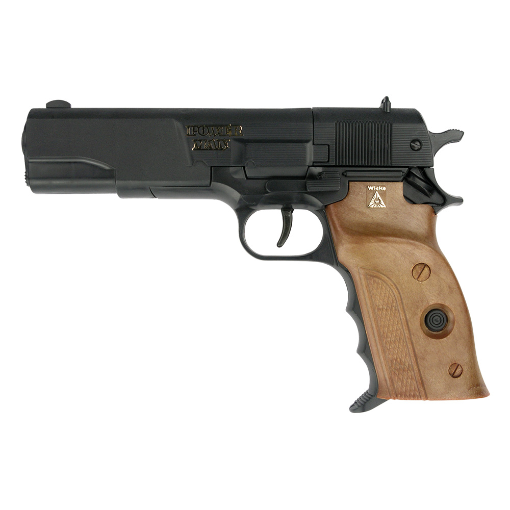 Powerman Spielzeugpistole 8-Schuss schwarz