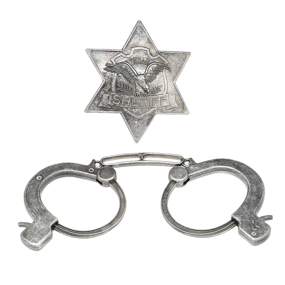 Sheriff Set Antik 2-teilig silber