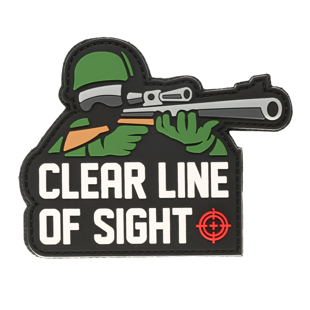 101 INC. 3D Rubber Patch mit Klettflche Clear line of sight fullcolor