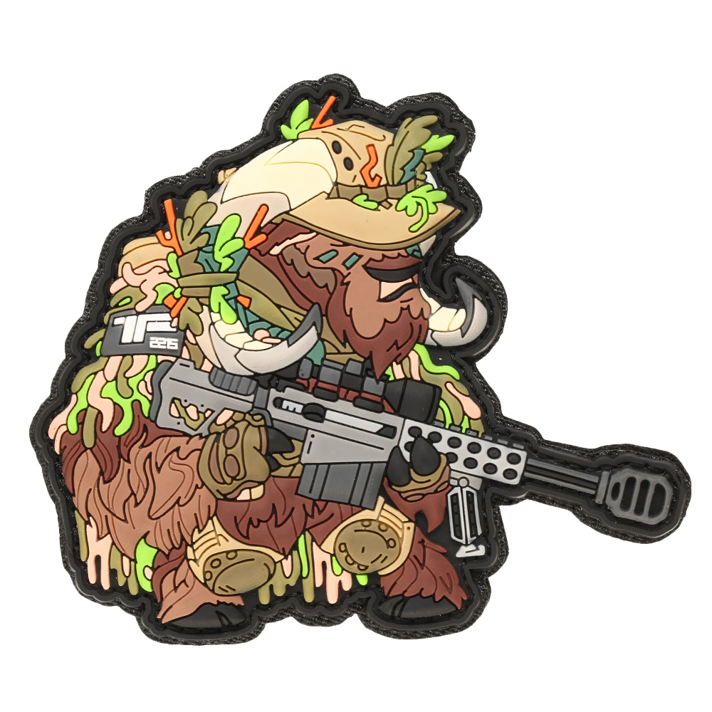 101 INC 3D Rubber Patch mit Klettflche Sniper Ox fullcolor