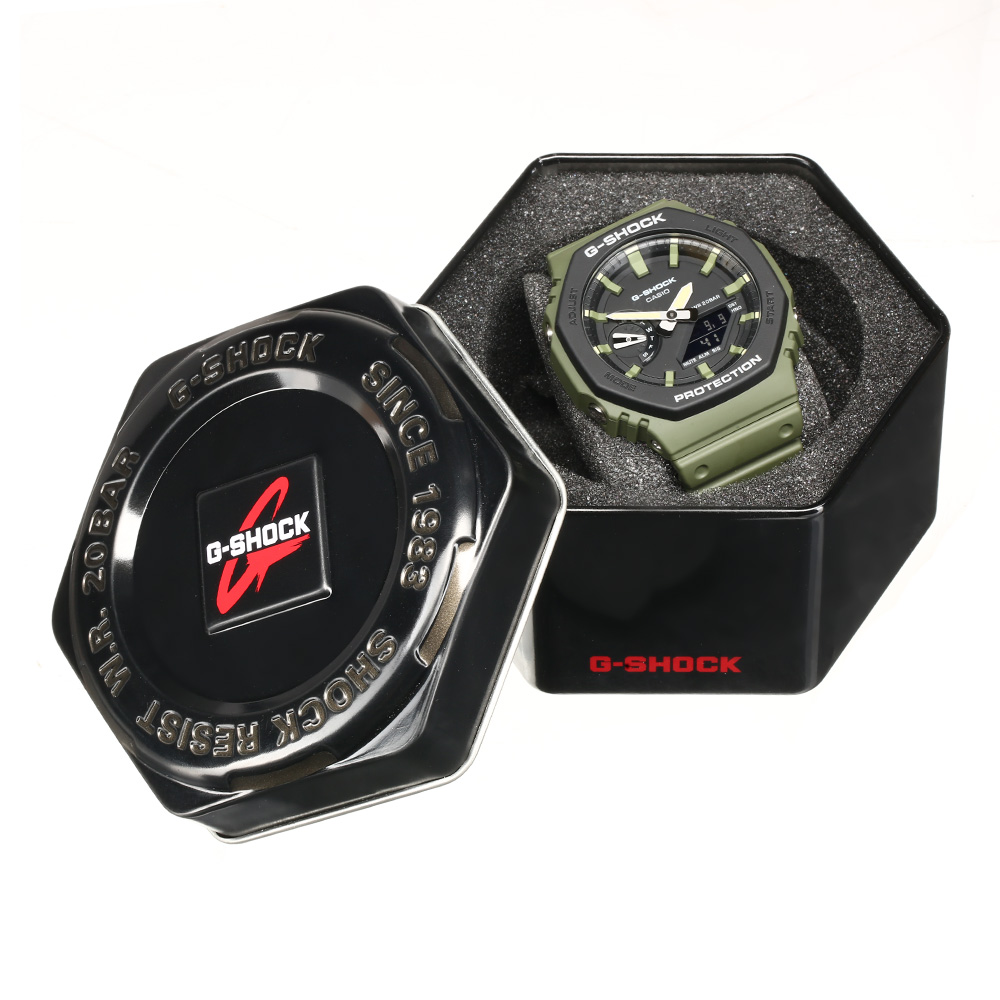 Casio G-Shock Uhr Armbanduhr GA-2110SU-3AER oliv Bild 1