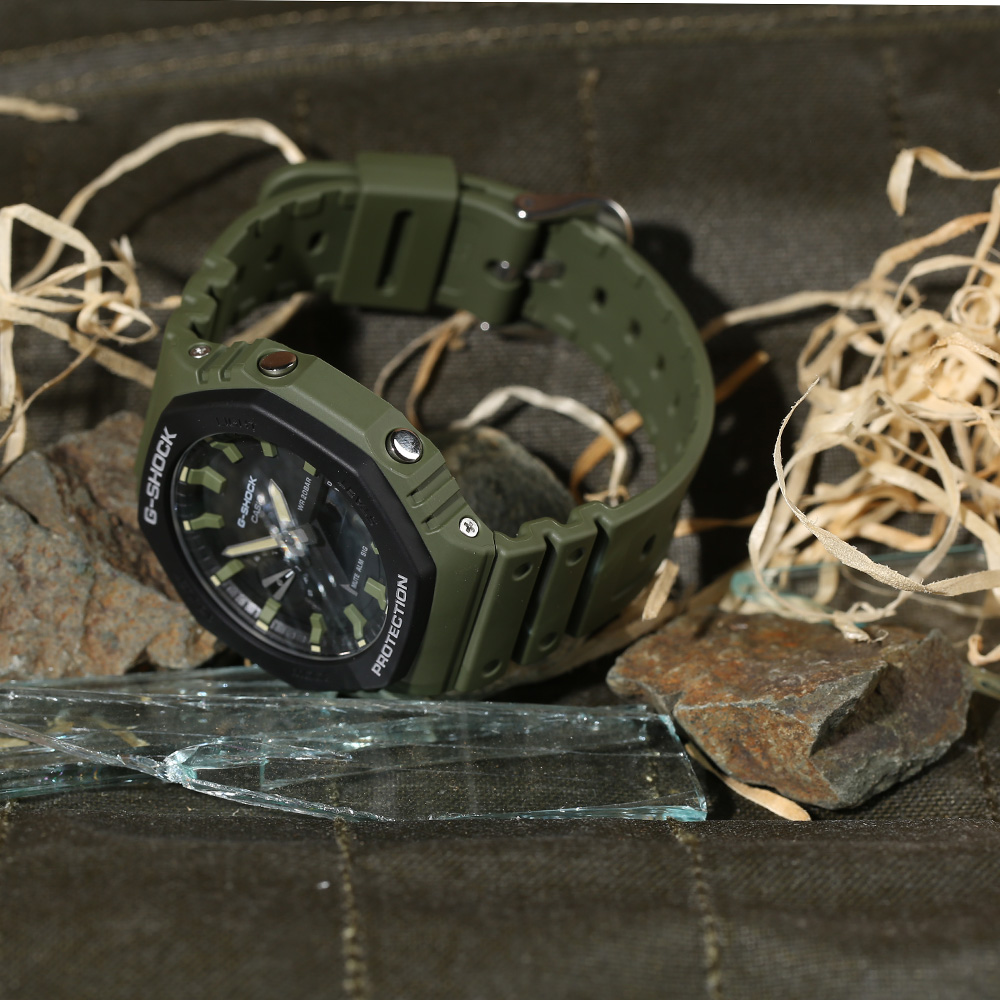 Casio G-Shock Uhr Armbanduhr GA-2110SU-3AER oliv Bild 5
