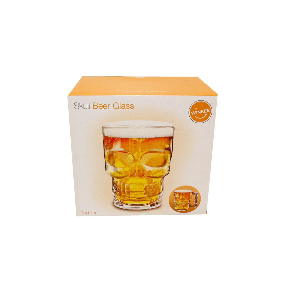 Totenkopf Bierglas 400 ml Bild 1