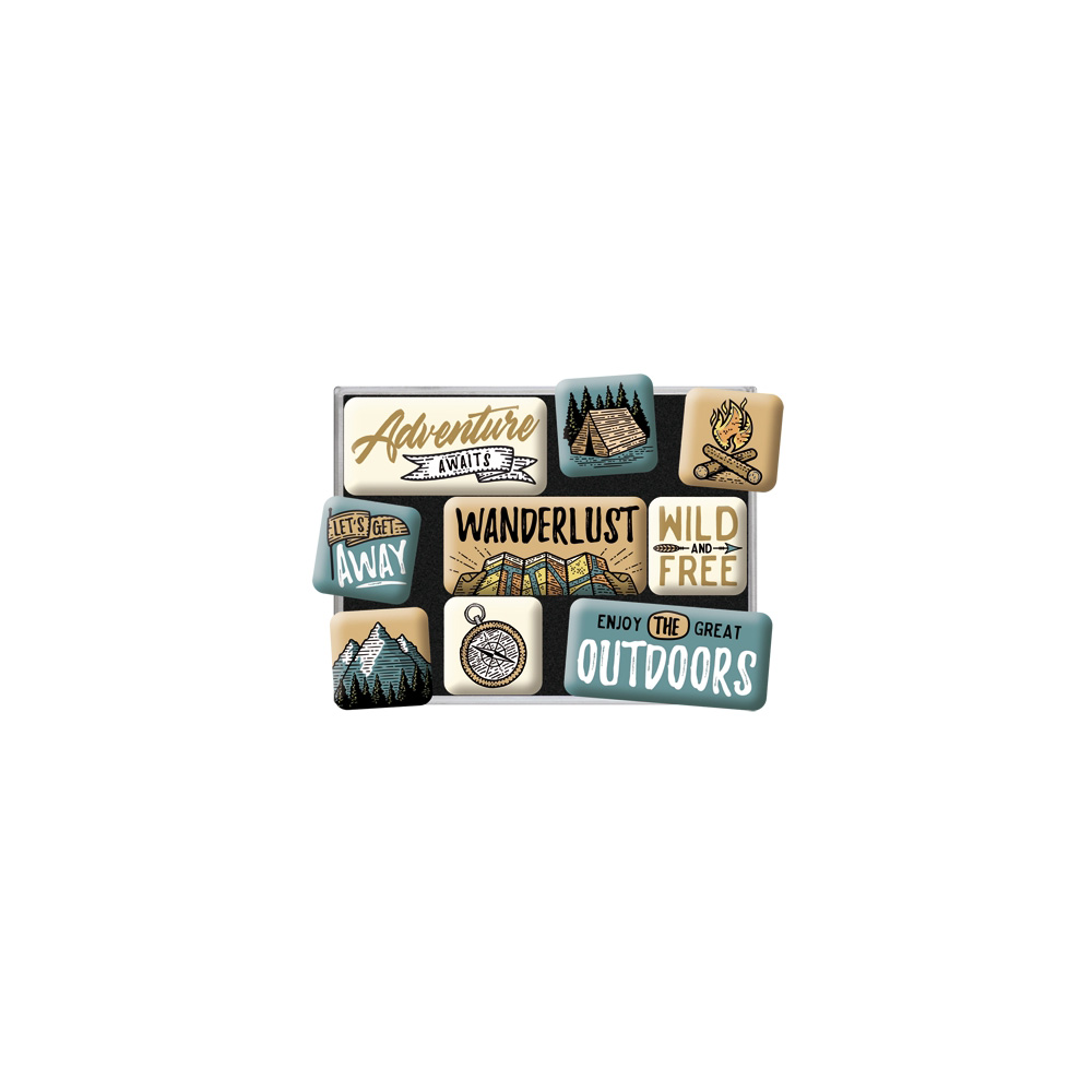 Magnet Set Outdoor Adventure 9-teilig