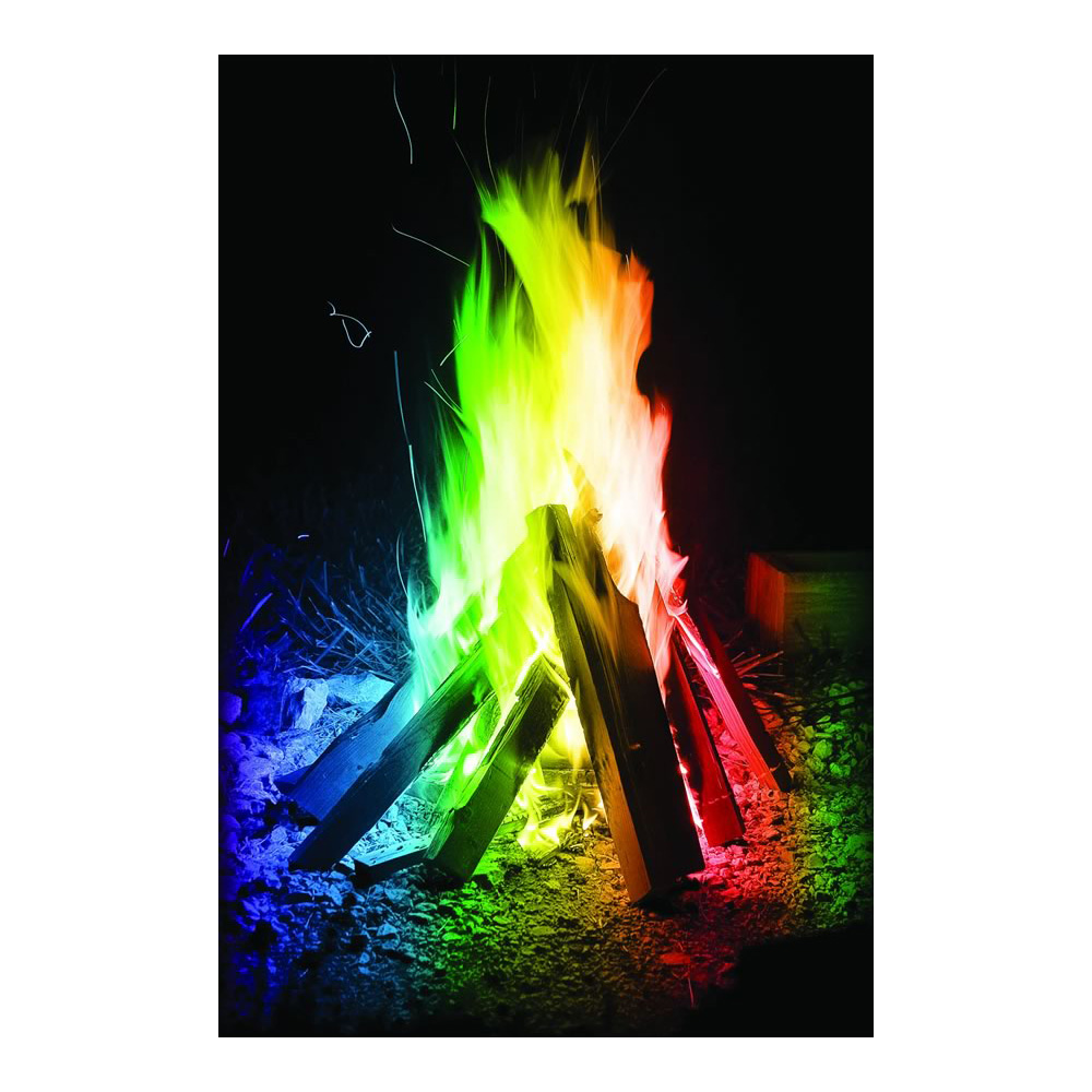 Mystical Fire Feuerfarben 10 Stück für bunte Flammen in Feuerschale, Lagerfeuer, Kaminofen, usw Bild 1