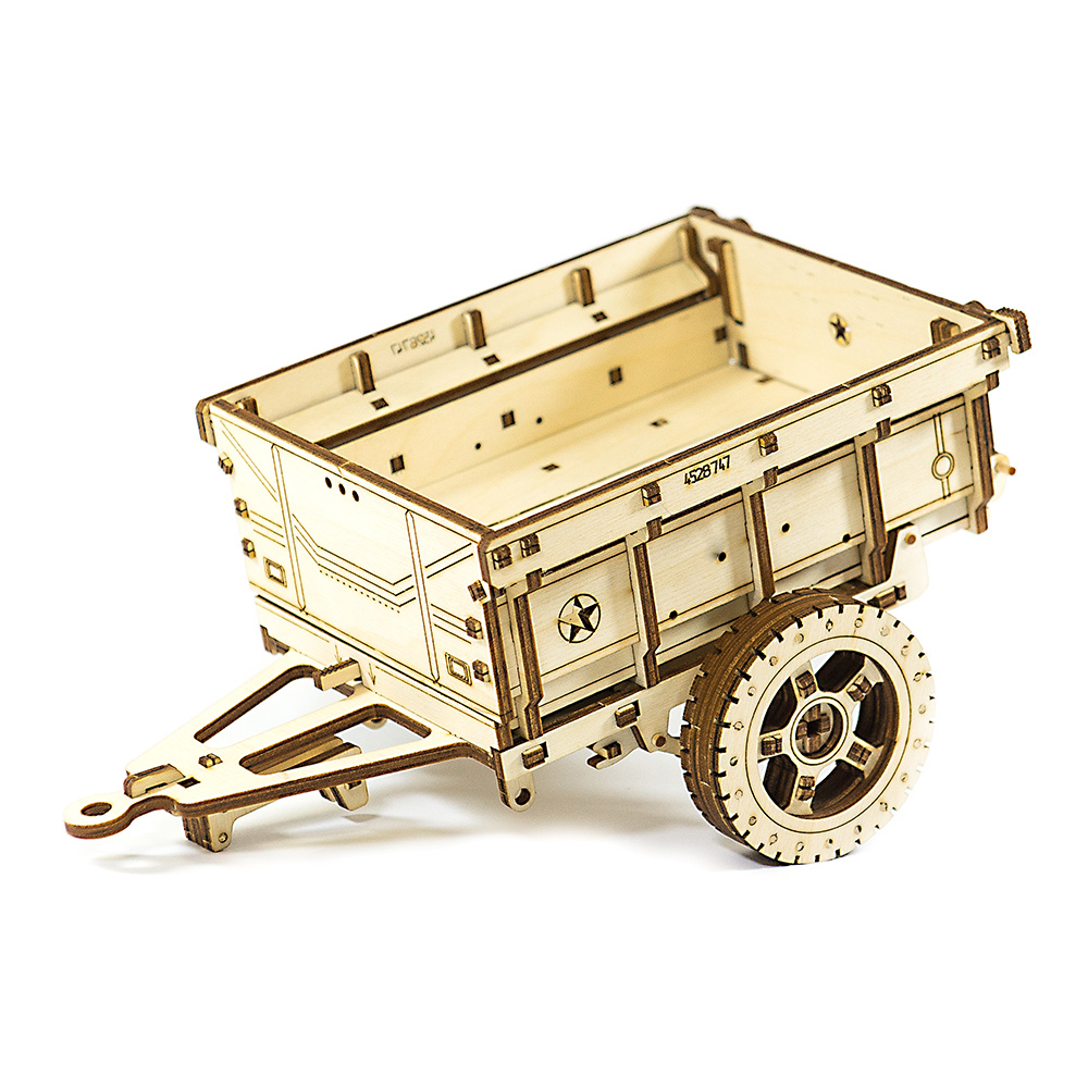 3D Holzpuzzle Anhnger fr 4X4 Jeep 119 Teile Bild 1