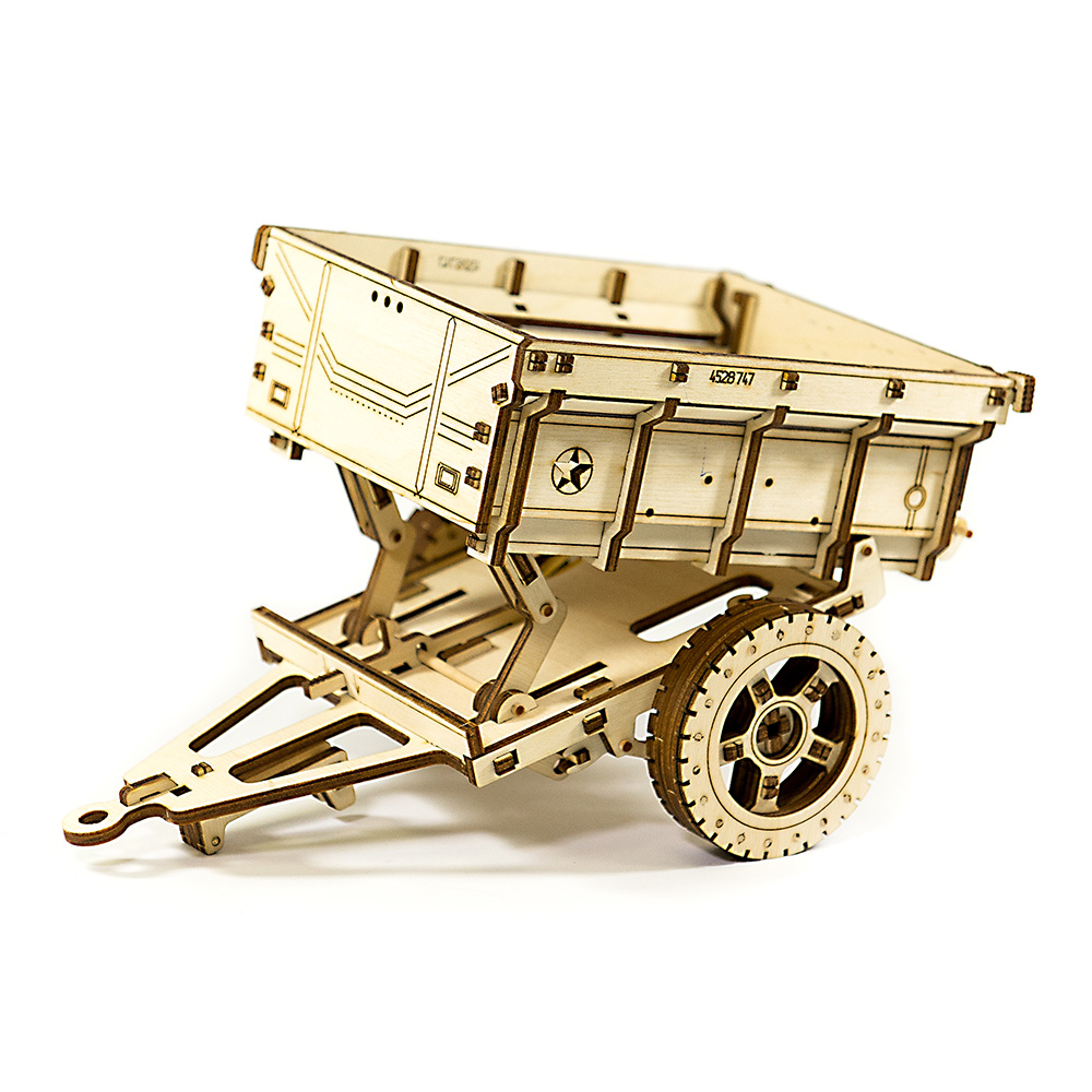3D Holzpuzzle Anhnger fr 4X4 Jeep 119 Teile Bild 1