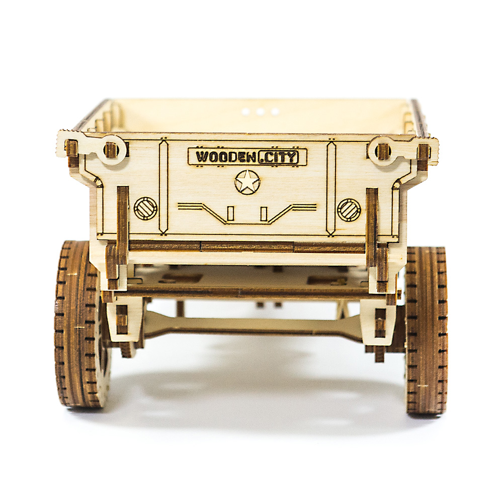 3D Holzpuzzle Anhnger fr 4X4 Jeep 119 Teile Bild 1