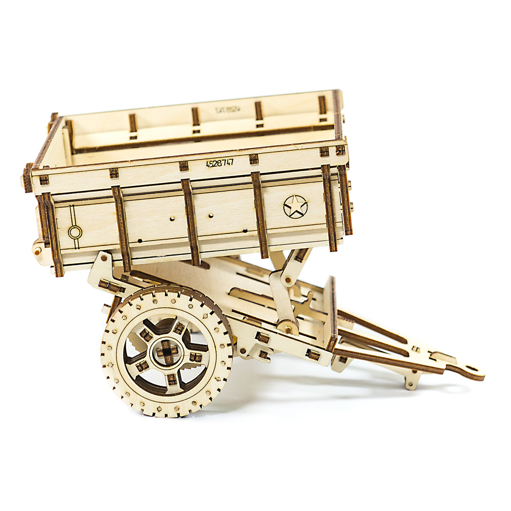 3D Holzpuzzle Anhnger fr 4X4 Jeep 119 Teile Bild 1