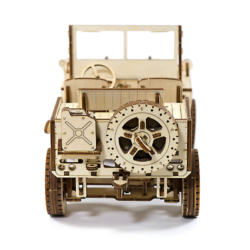 3D Holzpuzzle 4X4 Jeep 570 Teile fahrfähig Bild 1