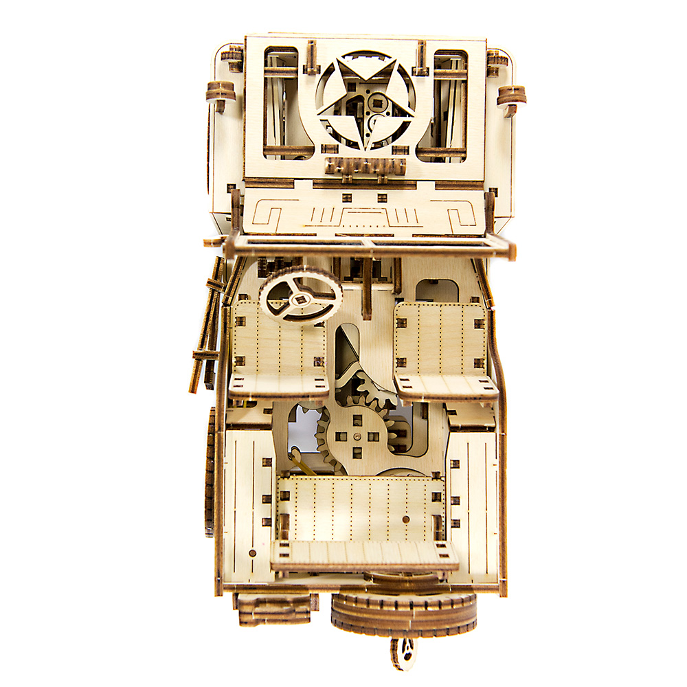 3D Holzpuzzle 4X4 Jeep 570 Teile fahrfhig Bild 1