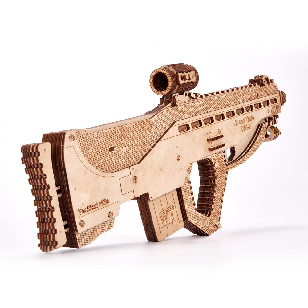 3D Holzpuzzle USG-2 Sturmgewehr 251 Teile schussfähig Bild 1