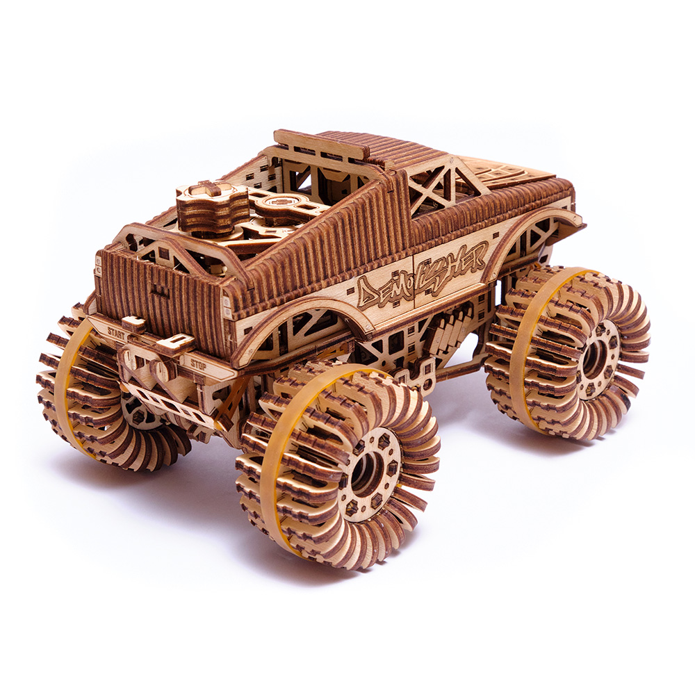3D Holzpuzzle Monster Truck 556 Teile fahrfähig Bild 2