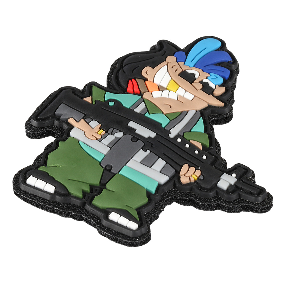 101 INC 3D Rubber Patch mit Klettflche Doddy jerk fullcolor Bild 1