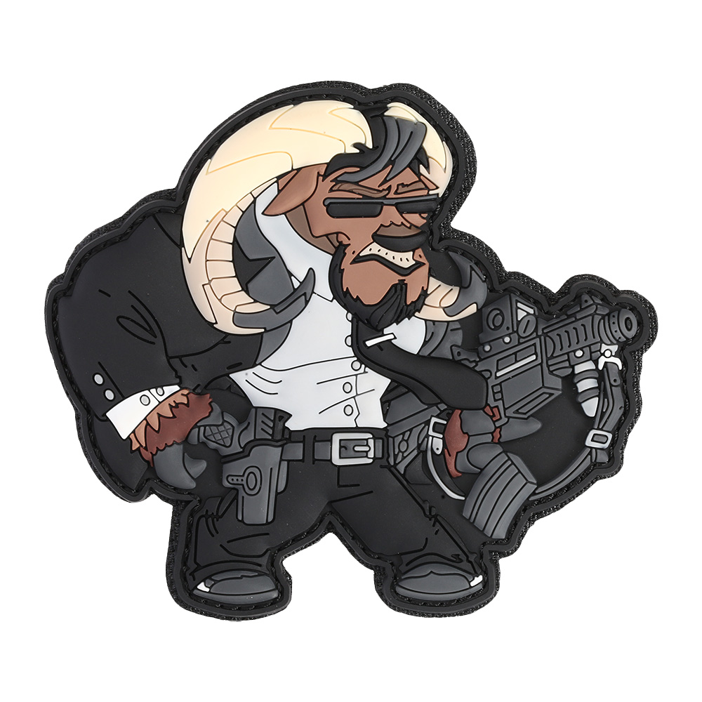 101 INC 3D Rubber Patch mit Klettflche Wick Ox fullcolor