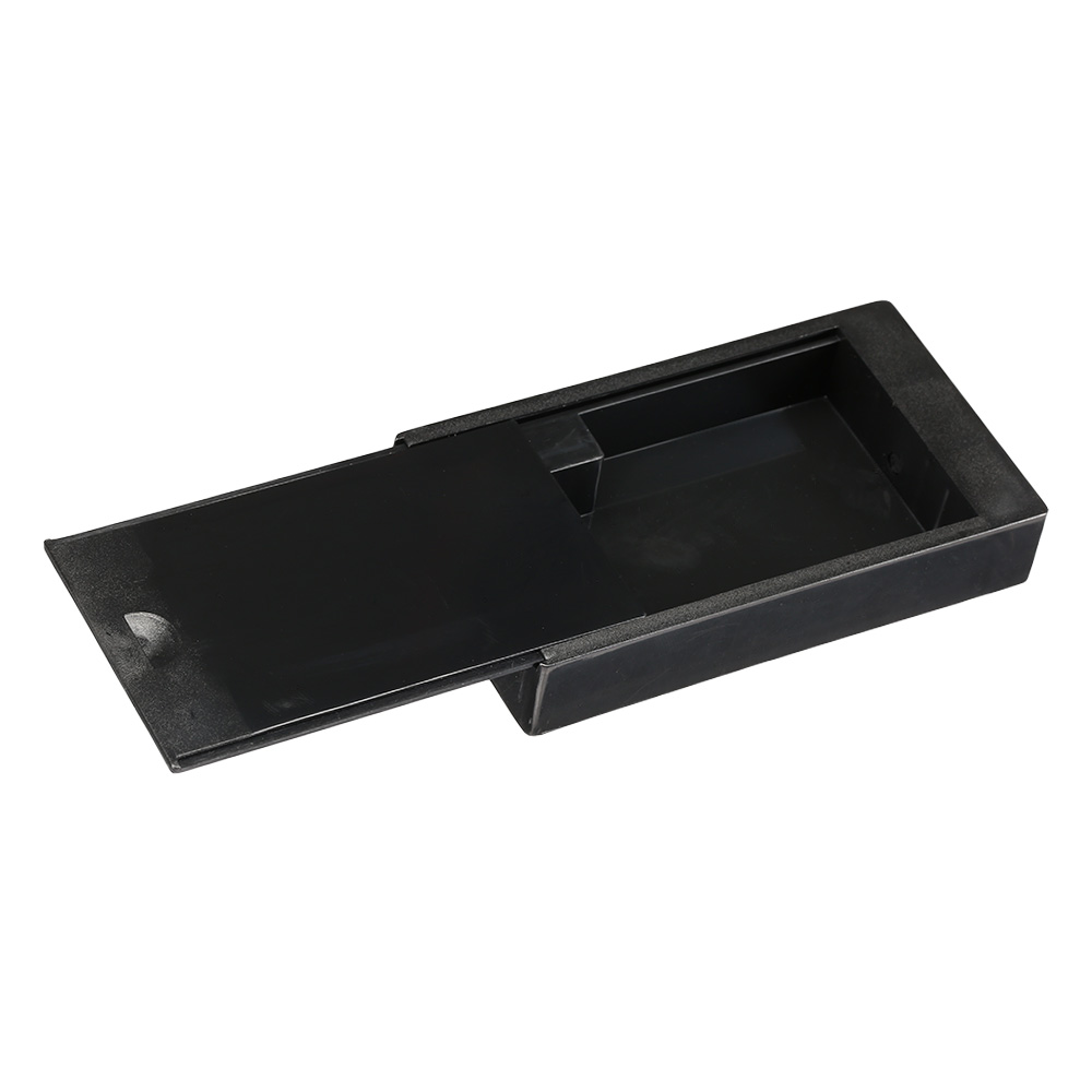 Magnetische Schlüsselbox mit Schiebedeckel schwarz 9,2x5,4x1,7 cm Bild 2