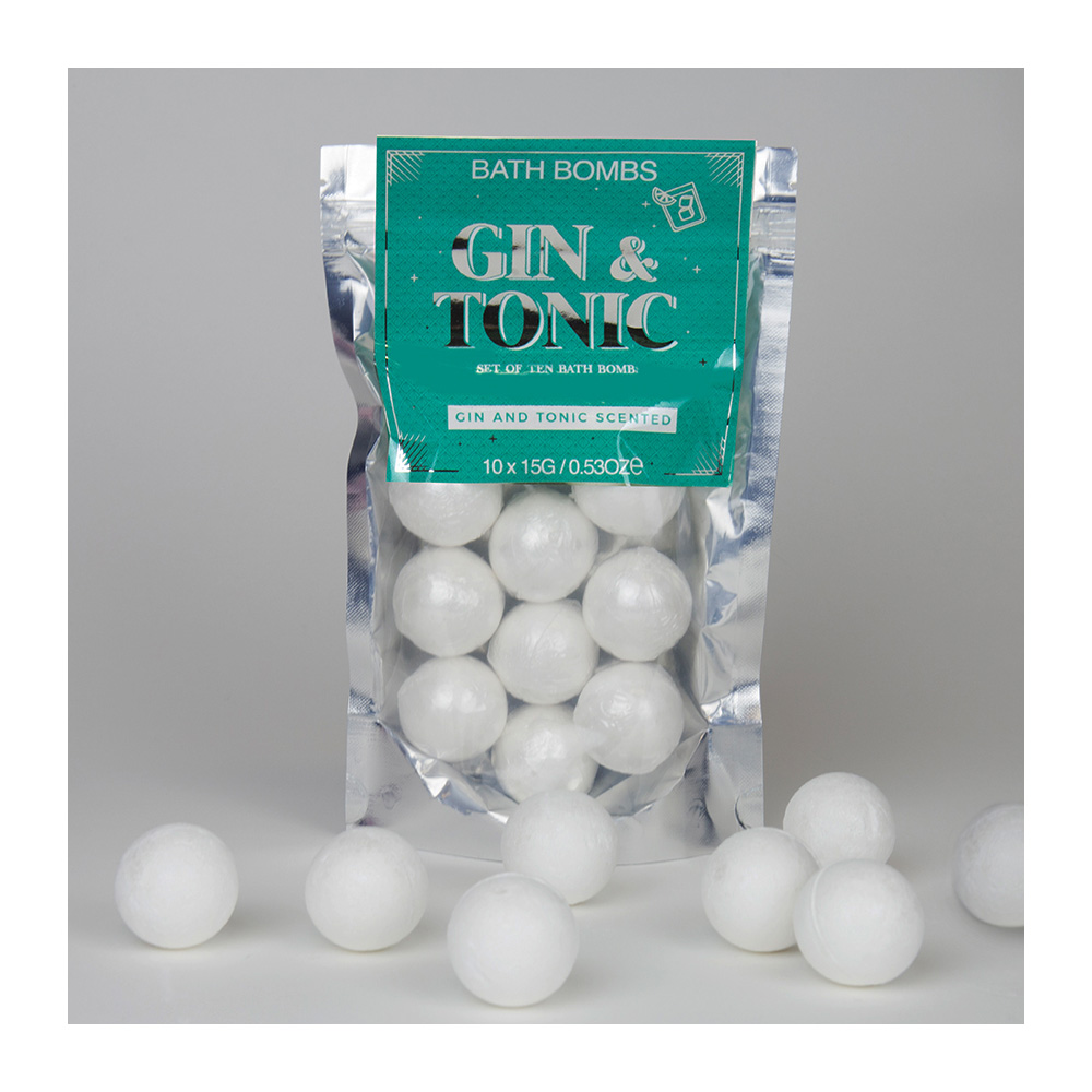 Gin&Tonic Badebomben mit Glittereffect 10 Stück
