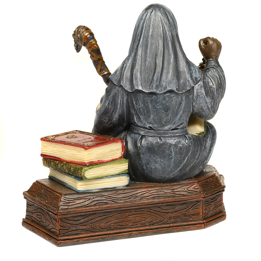 Dekofigur Apothecarius Pestdoctor auf Sarg 12 x 7 cm Bild 1