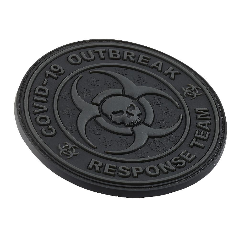JTG 3D Rubber Patch mit Klettfläche Covid 19 Outbreak Response Team blackops Bild 1