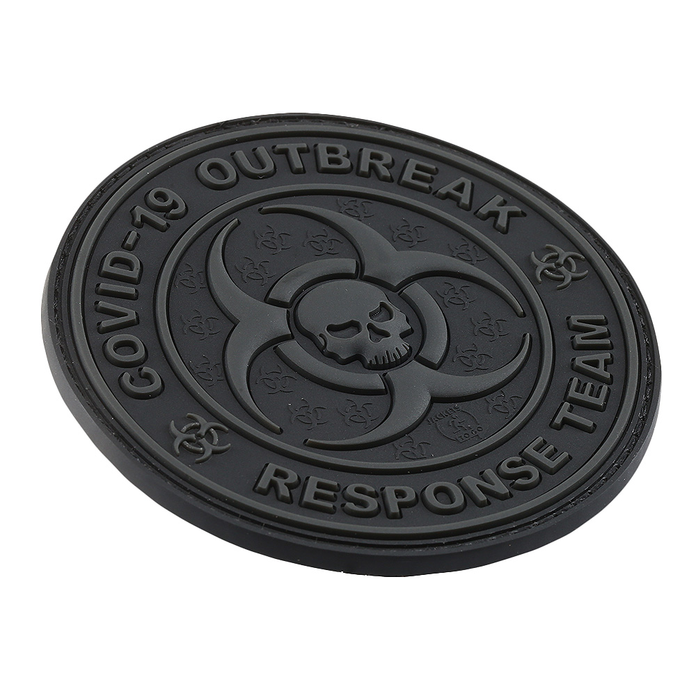 JTG 3D Rubber Patch mit Klettflche Covid 19 Outbreak Response Team blackops Bild 1