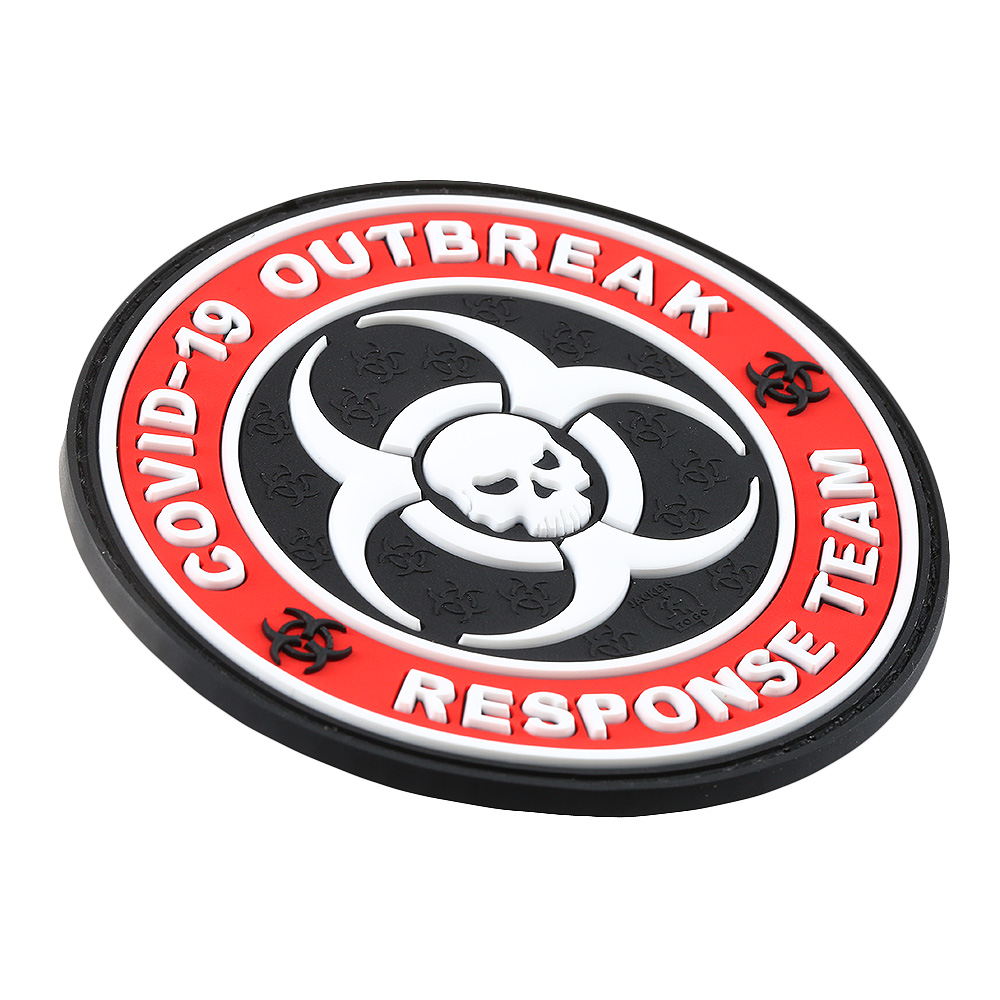 JTG 3D Rubber Patch mit Klettfläche Covid 19 Outbreak Response Team fullcolor Bild 1