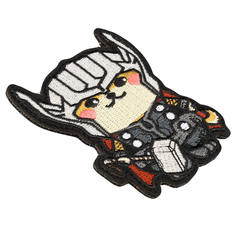 Evike Airsoft Patch mit Klettflche The Doge - Doge God of Thunder Style fullcolor Bild 1