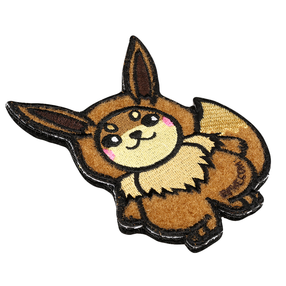 Evike Airsoft Patch mit Klettflche The Doge - Eevee-Style fullcolor Bild 1