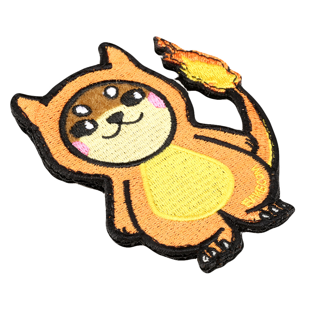 Evike Airsoft Patch mit Klettflche The Doge - Charmander-Style fullcolor Bild 1