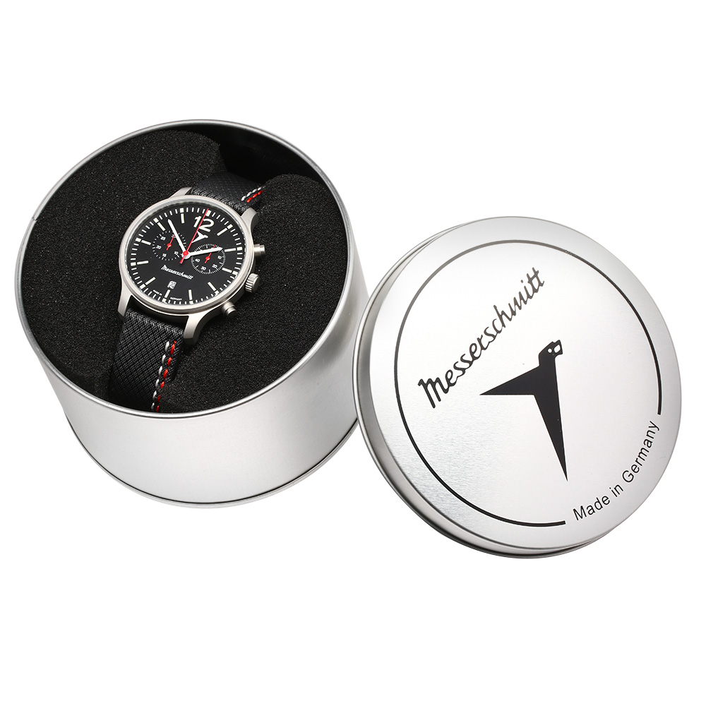 Messerschmitt Fliegerchrono ME5021-42L mit Neoprenarmband schwarz Bild 3