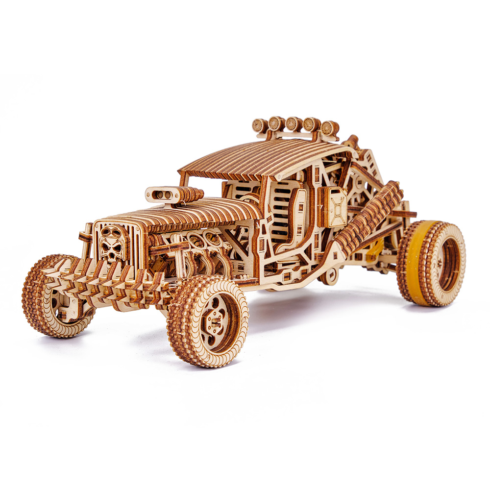 3D Holzpuzzle Mad Buggy 322 Teile fahrfähig Bild 1