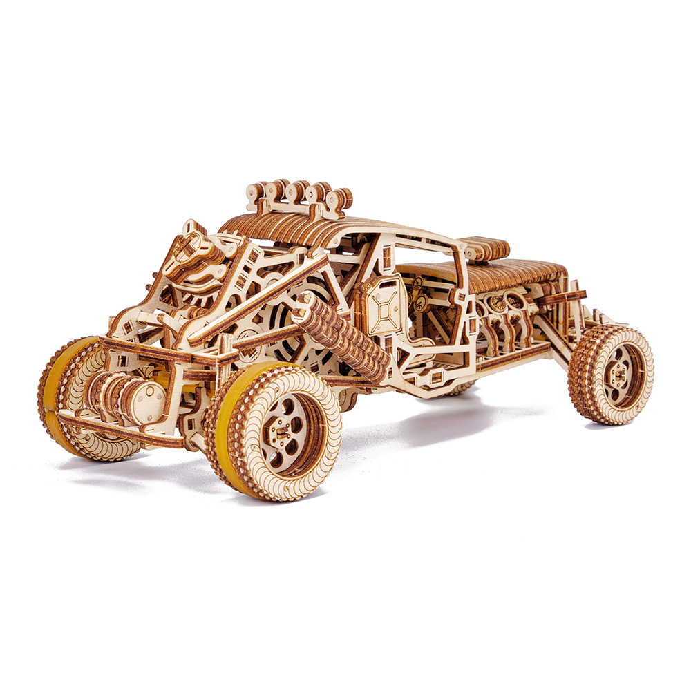 3D Holzpuzzle Mad Buggy 322 Teile fahrfähig Bild 2
