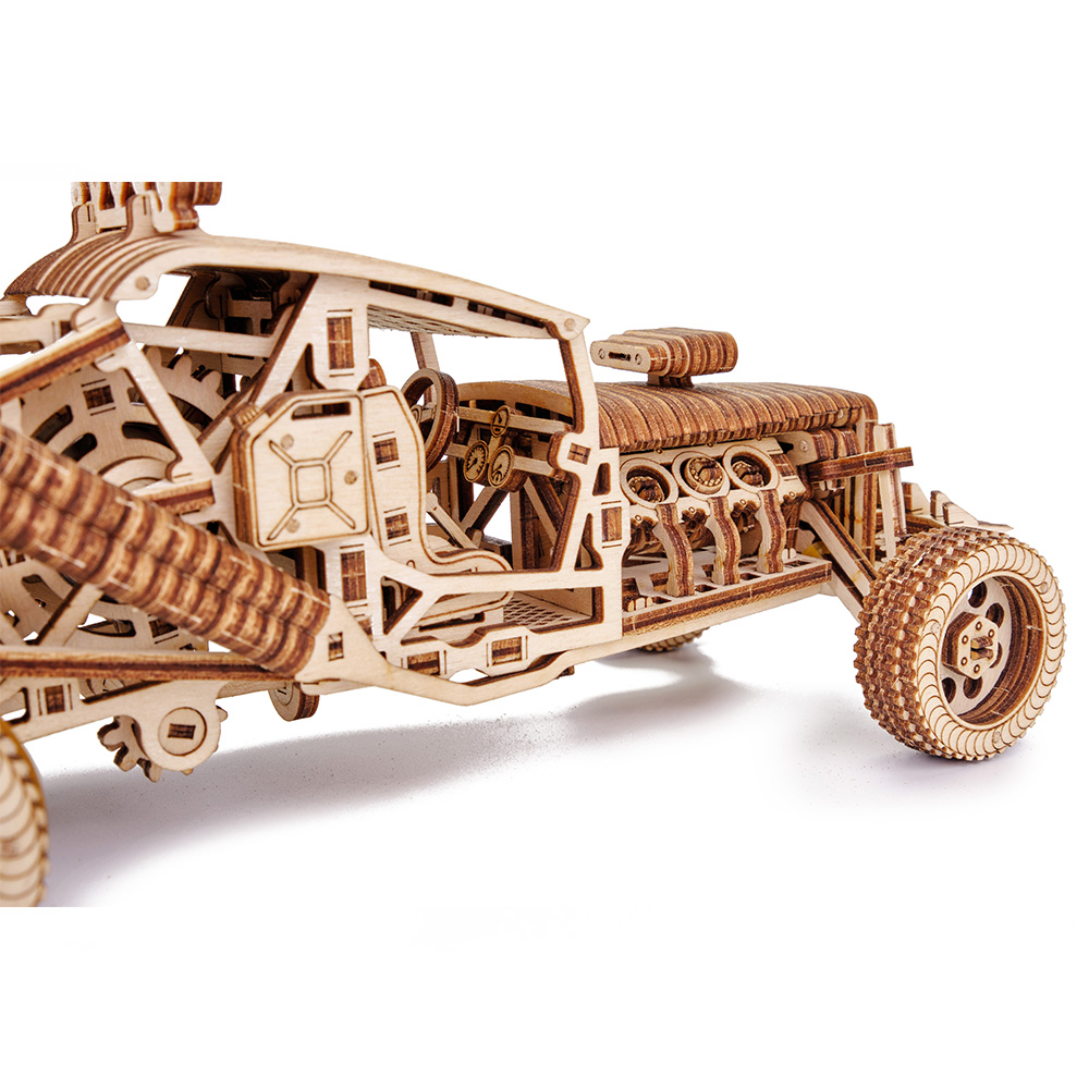 3D Holzpuzzle Mad Buggy 322 Teile fahrfähig Bild 3
