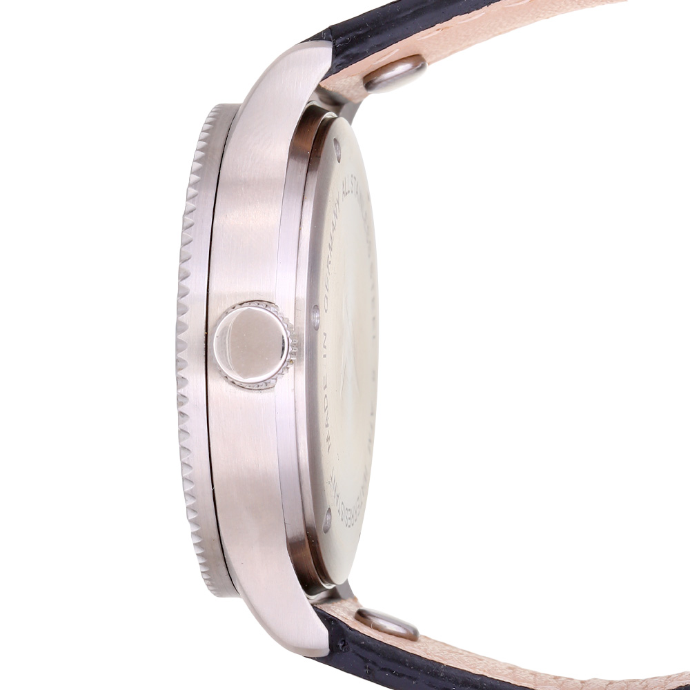 Messerschmitt Fliegeruhr ME 108 Night & Day 24h blau mit Lederarmband Bild 1