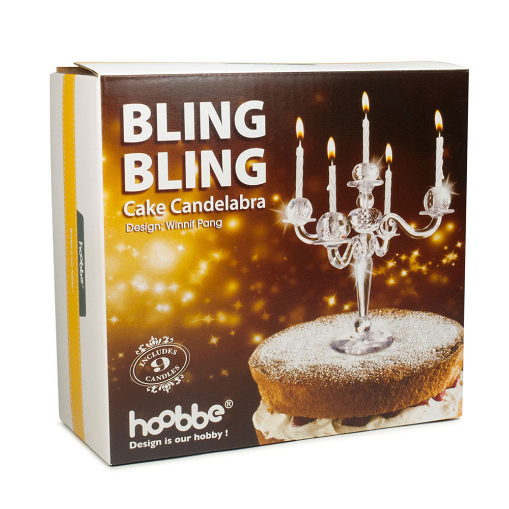 Bling Bling Kerzenstnder fr Kuchen inkl. 9 Kerzen Bild 2