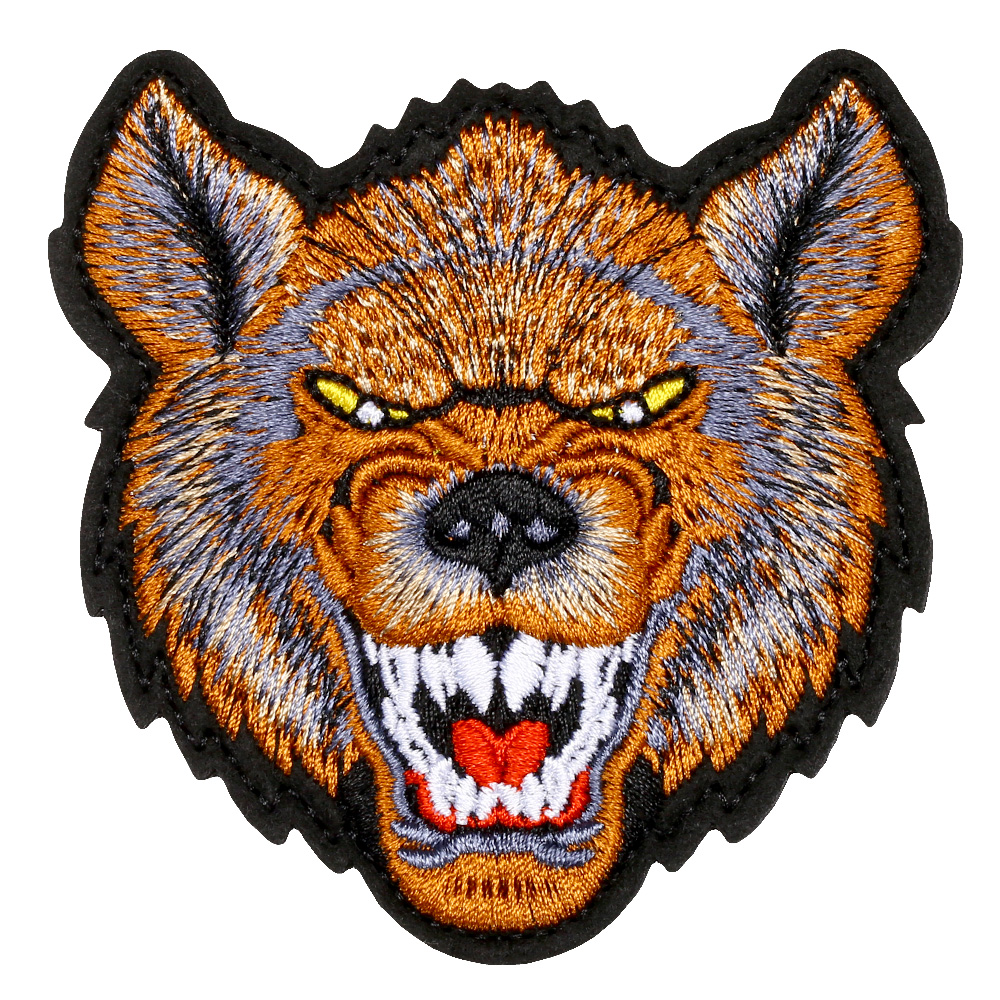 JTG 3D Patch mit Klettflche Angry Wolf Patch fullcolor